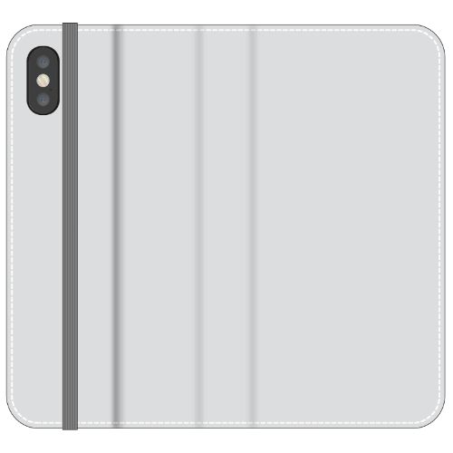 iPhone X Folio Wallet in Satin (Clear PC Insert)